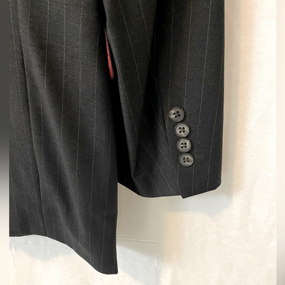 KENNETH COLE - mens blk pinstripe 2pc suit - Picture 4 of 7